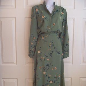 matching top and maxi skirt